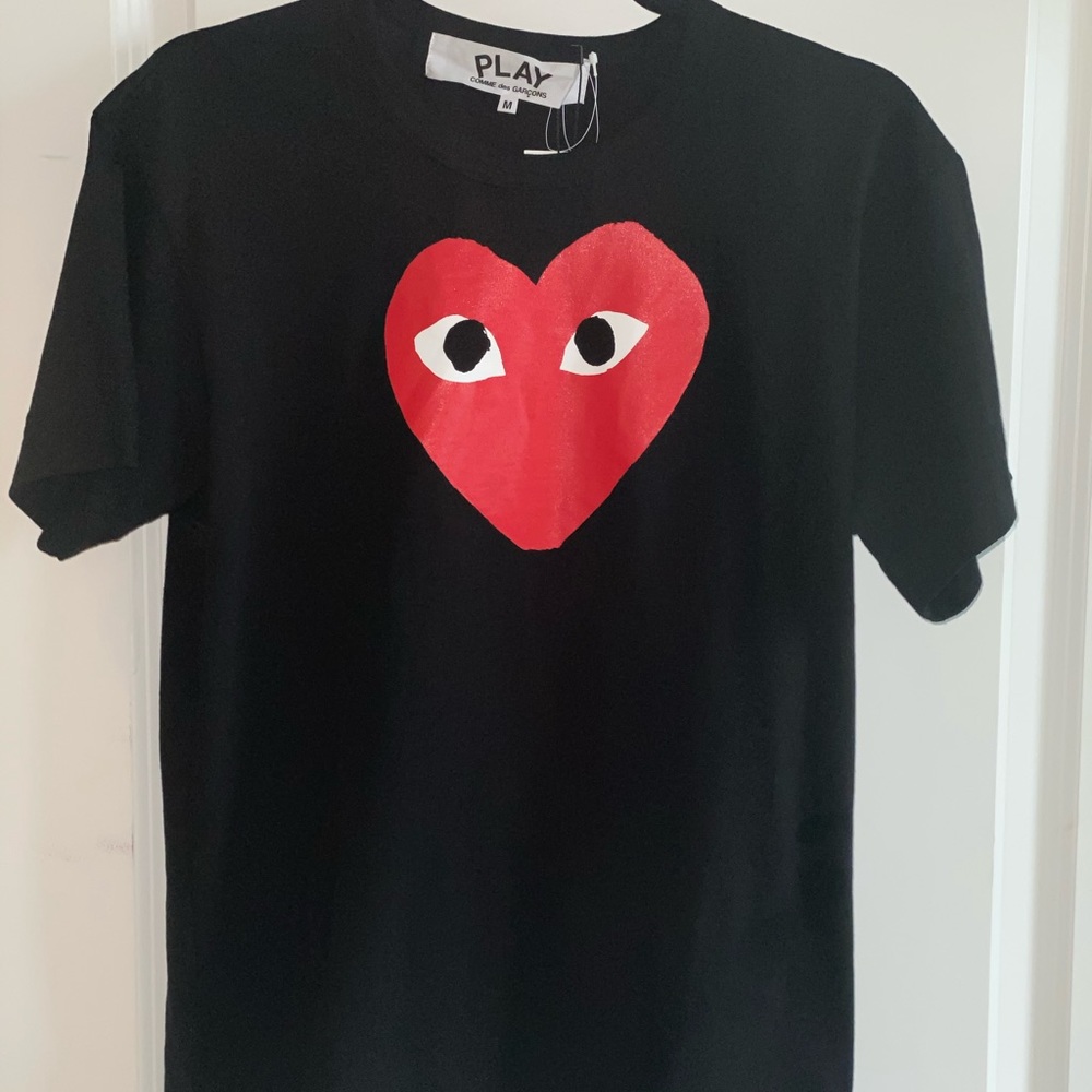 Comme Des Garçons Play Heart Print T-shirt